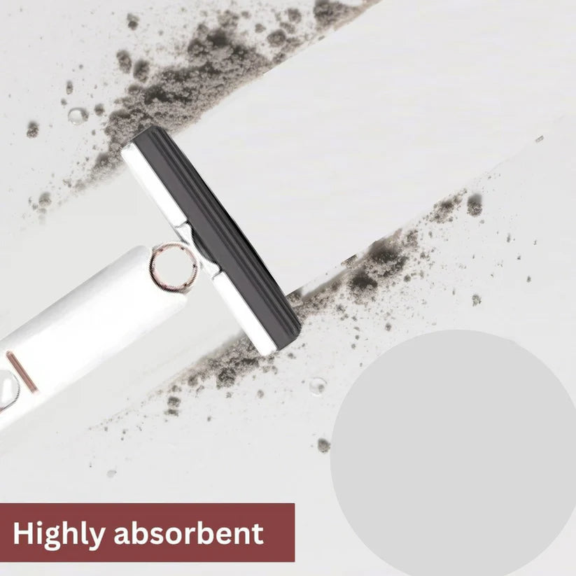 Foldable Squeeze Mop | 180° Water Squeezer Cleaning Tool | Multi-Surface Window & Floor Cleaner