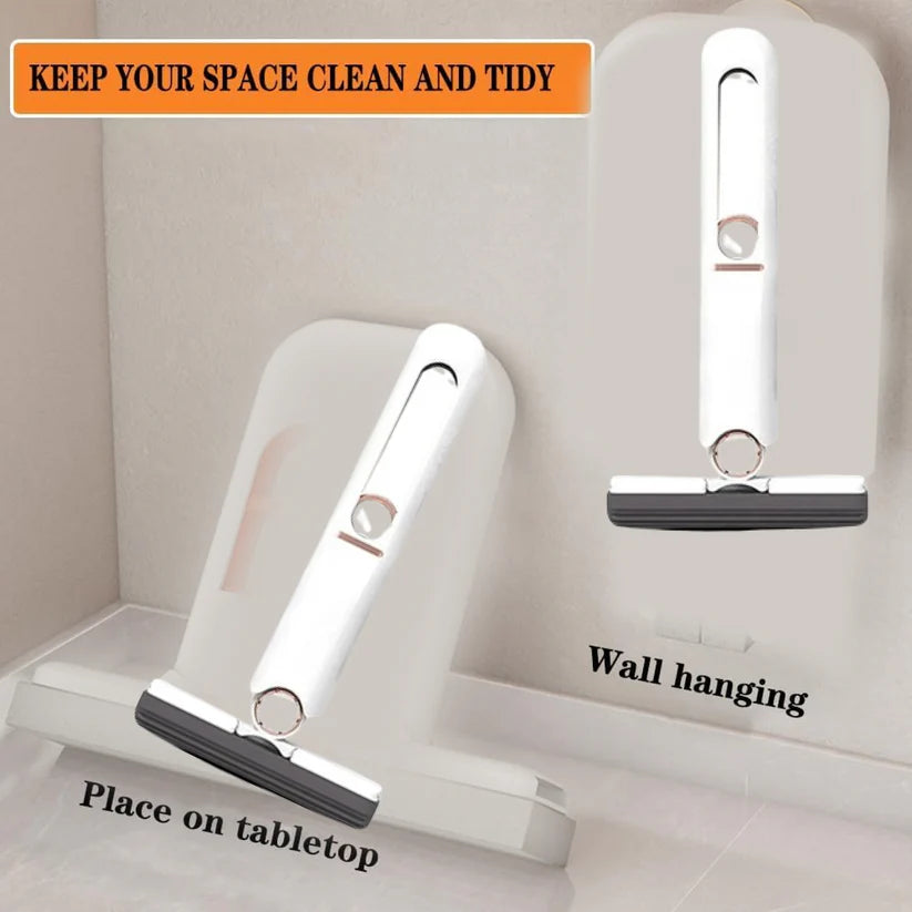 Foldable Squeeze Mop | 180° Water Squeezer Cleaning Tool | Multi-Surface Window & Floor Cleaner