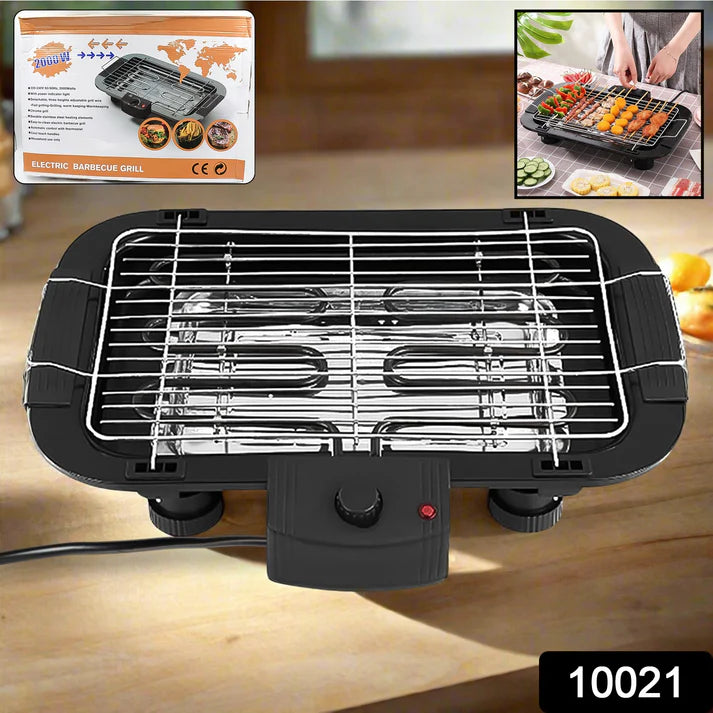 Electric BBQ Grill | Portable Smokeless Indoor Barbecue Machine | Multi-Purpose Cooking Grill (2000W)