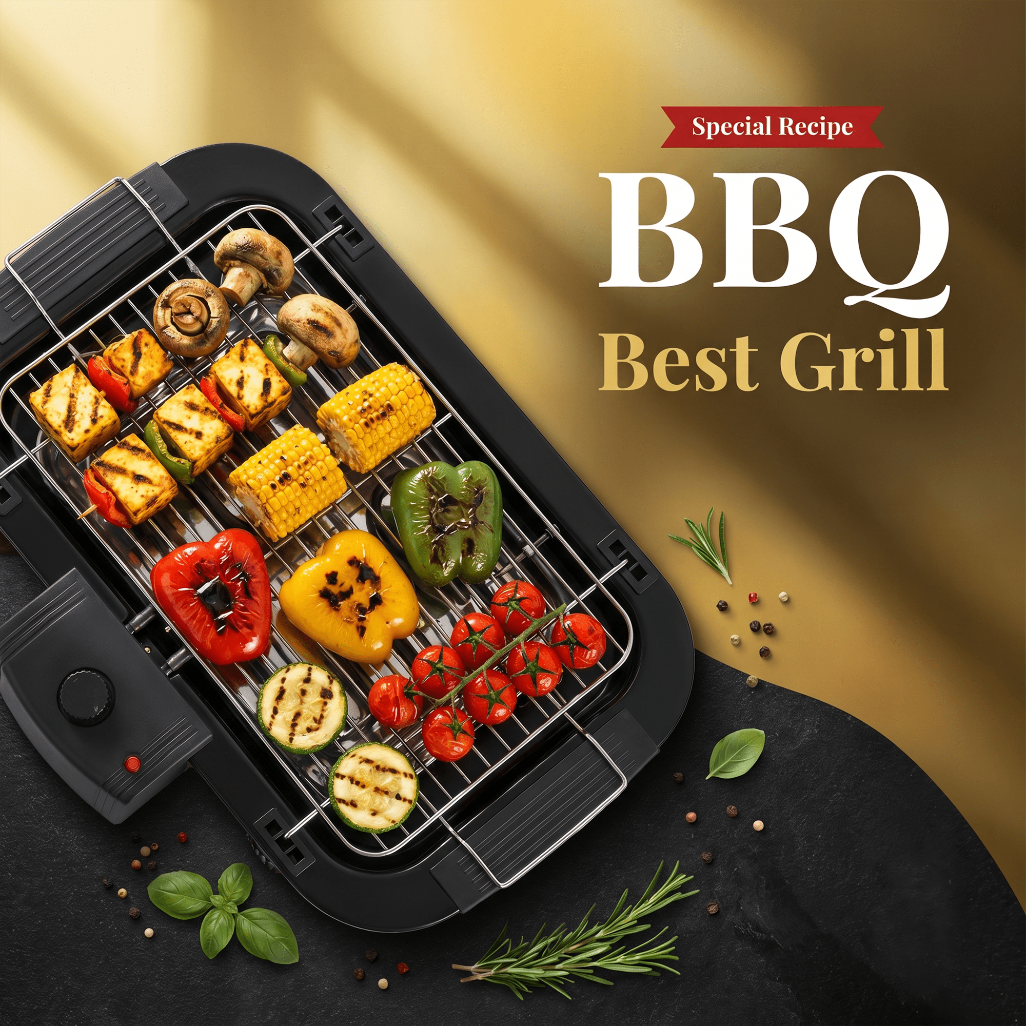 Celestor Electric BBQ Grill 2000W Smokeless Indoor Grill - Celestor