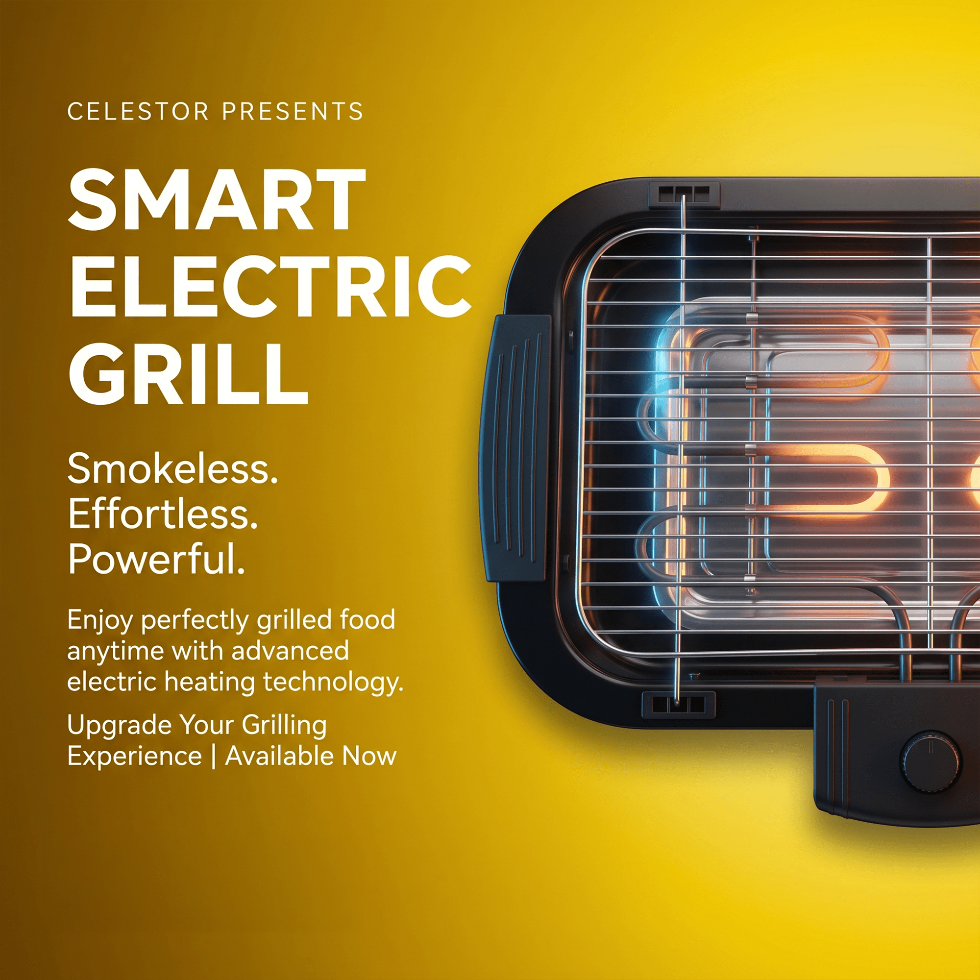 Celestor Electric BBQ Grill 2000W Smokeless Indoor Grill - Celestor