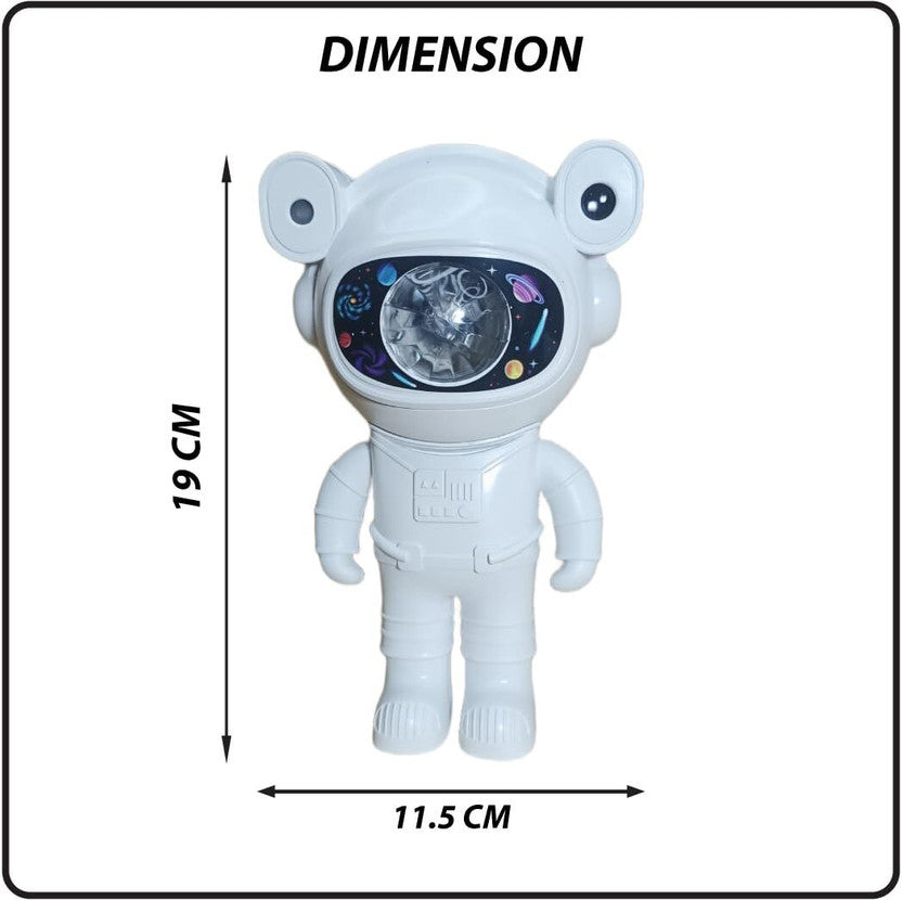 Astronaut Galaxy Projector with Bluetooth Speaker | 360° Rotating Star Sky Night Light with Remote | Space Robot Lamp for Bedroom Baby Room Gaming Home Party & Gift for Kids Adults