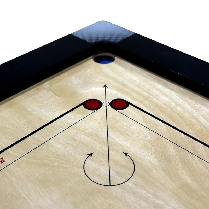 Celestor Premium Wooden Carrom Board Set 26 Inch with Coins, Striker & Carrom Powder for Family Indoor Games